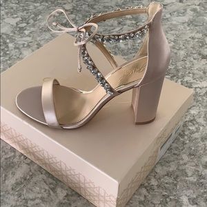Badgley Mischka jewel heels